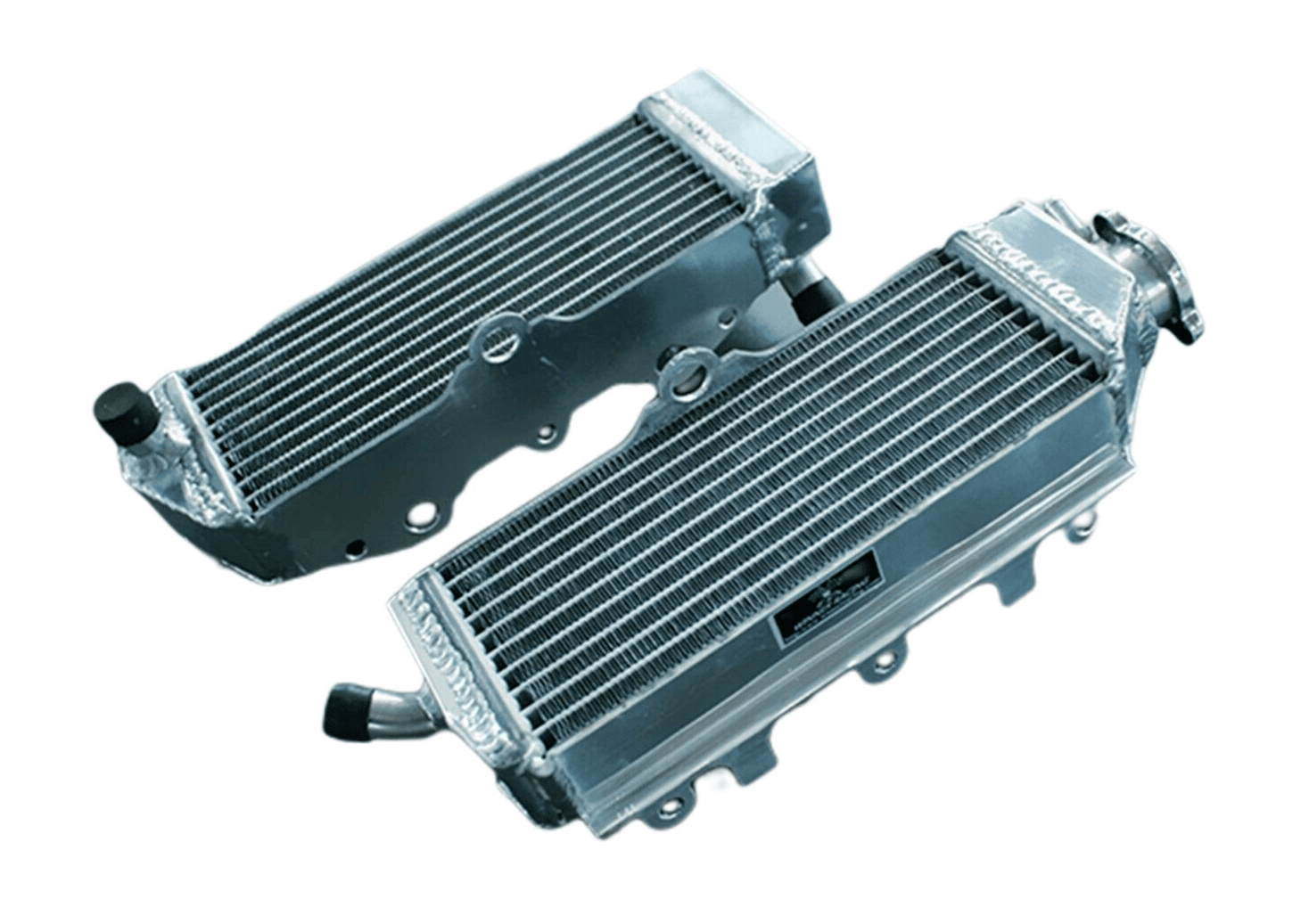 Top Grade right+left Aluminum Radiator Fit Suzuki RM 250 1989-1990; RMX 250 X 1989-1998 - Image 2