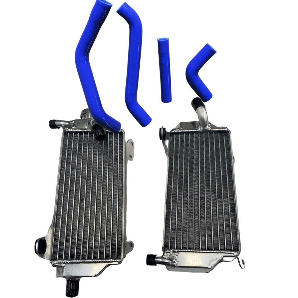 FOR YAMAHA YZ450F 2018-2022 Aluminum Radiator & Blue Hose YZ250F 2019-2023 1 FOR YAMAHA YZ450F 2018-2022 Aluminum Radiator & Blue Hose YZ250F 2019-2023