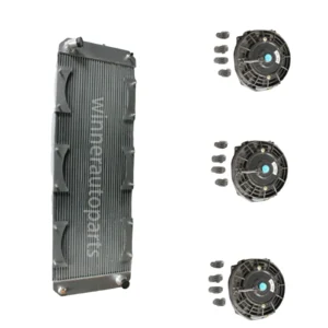 Aluminum Radiator For Lotus Esprit S4/V8/GT3/SE/GT/S4s 1988-2004 mounting+fan10