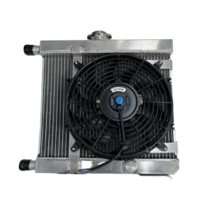 FOR Lancia Fulvia 1.3 1.3S V4 Radiator +12'' Electric Fan +Mounting