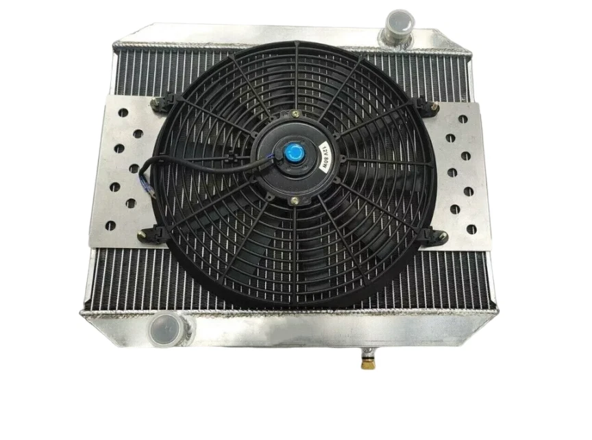 Fan &Mounting+ALUMINUM RADIATOR for MG MGC GT 2.9L 1967 1968 1969